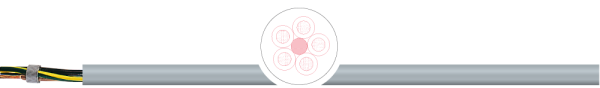 MULTINORM-JZ H05VV5-F 12G0,5 (AWG21) - HAR/UL/CSA, GRAU RAL 7001