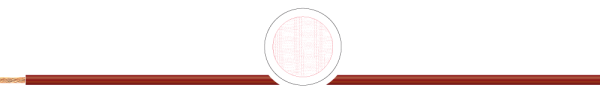 H07Z-K 1X1,5 - BRAUN, HALOGENFREI
