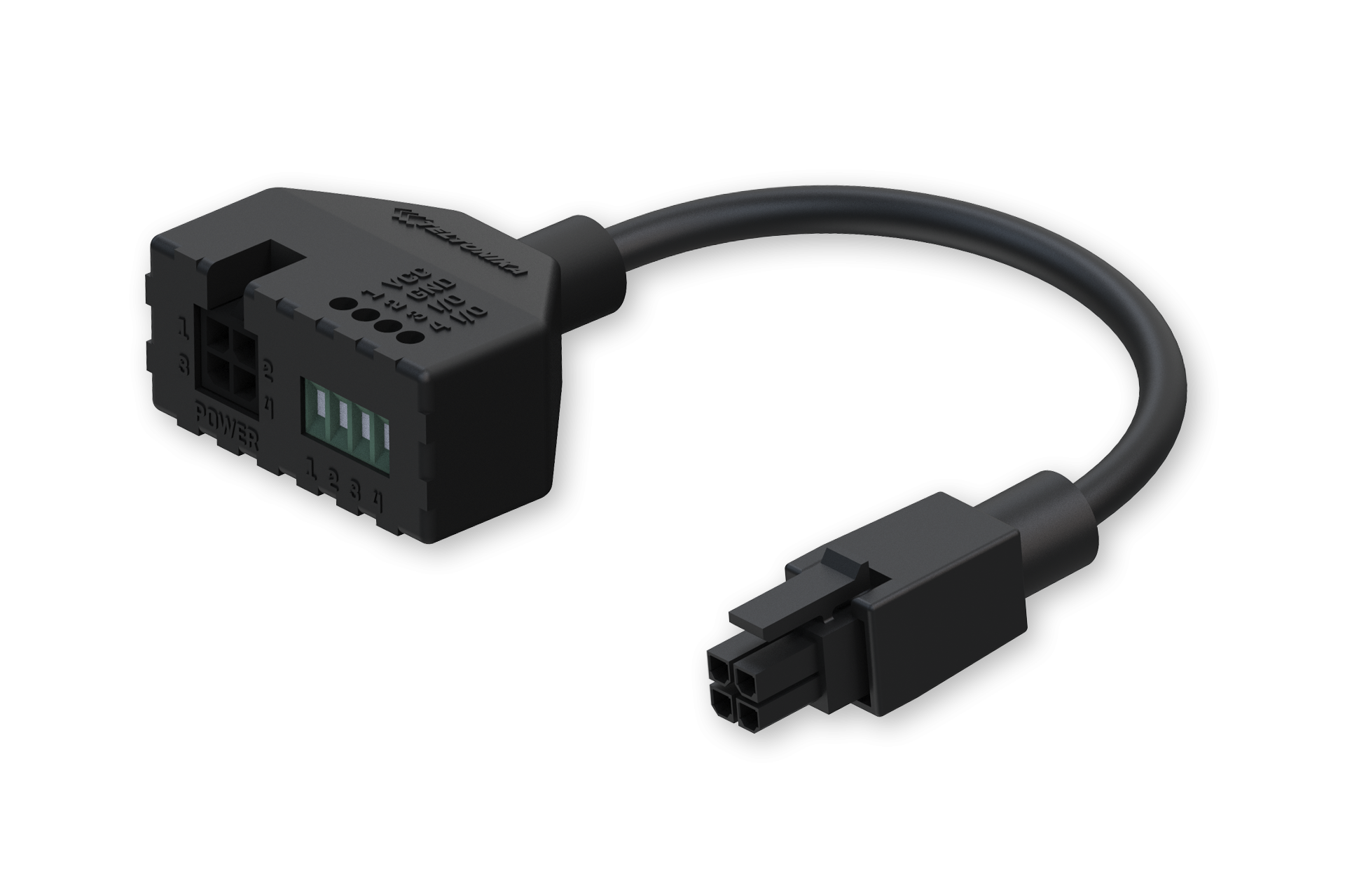 Teltonika PR5MEC21 – 4-poliger Stromadapter mit I/O-Zugang