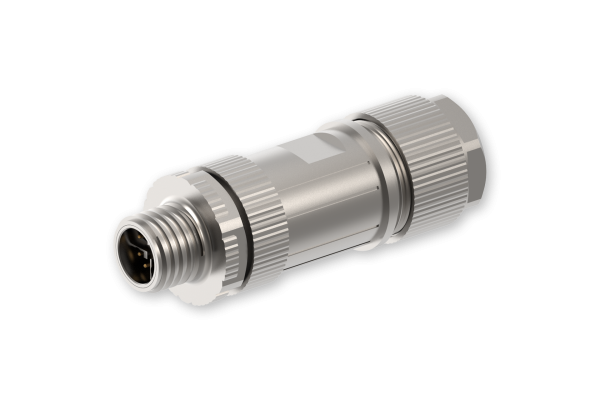 Teltonika PR40118K – M12 X Type 8-Pin Straight Male Connector