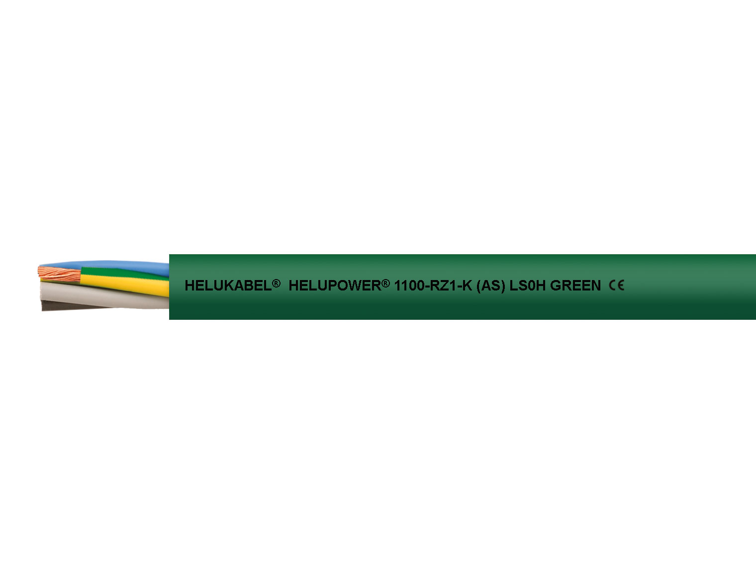 HELUPOWER® 1100-RZ1-K LS0H GREEN grün 3 G 35 mm²