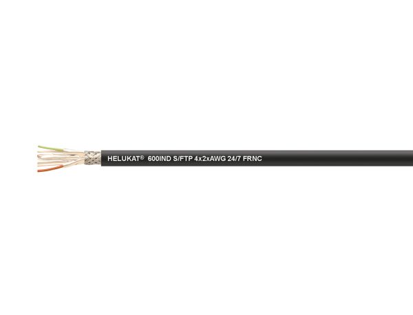 HELUKAT® 600IND CAT.7 S/FTP FRNC SHIPLINE schwarz 4 x 2 x AWG 24 /7