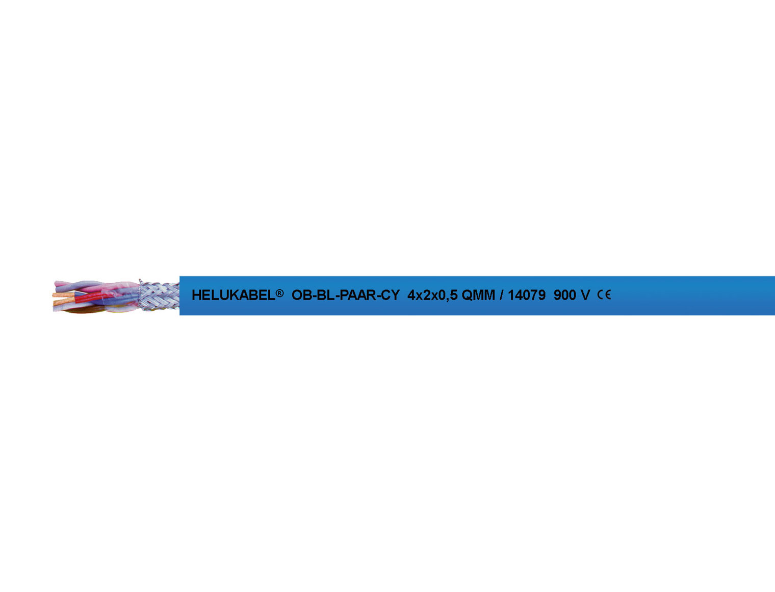 OB-BL-PAAR-CY blau 8 x 2 x 0,5 mm²