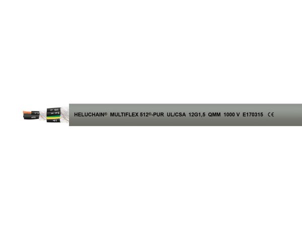 HELUCHAIN® MULTIFLEX 512®-PUR UL/CSA grau 12 G 0,5 mm²