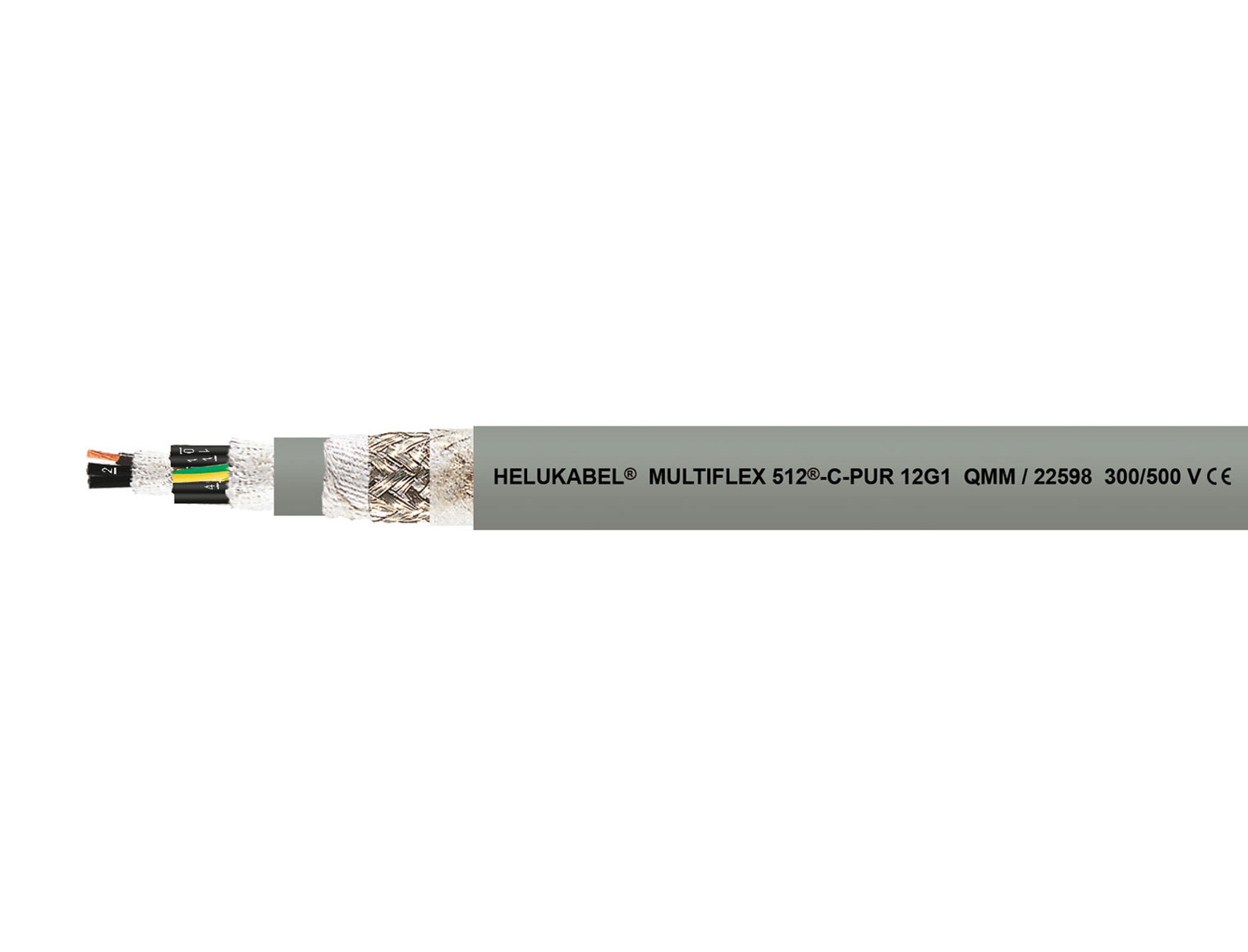MULTIFLEX 512®-C-PUR grau 4 G 1 mm²