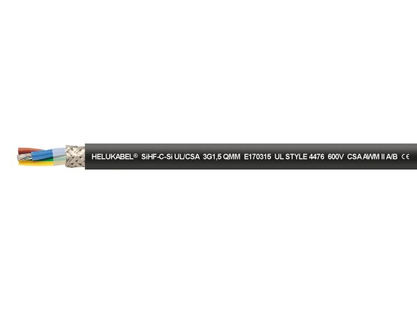SiHF-C-Si UL/CSA schwarz 10 G 0,5 mm²