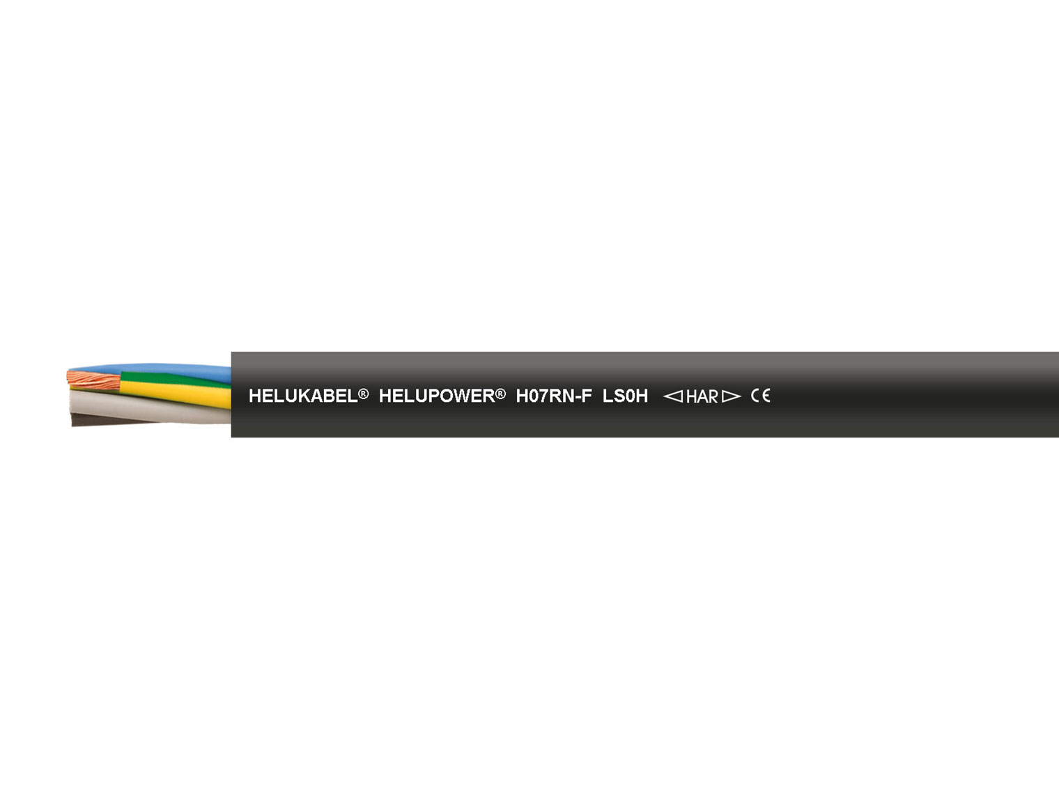 HELUPOWER® H07RN-F LS0H schwarz 2 x 6 mm²