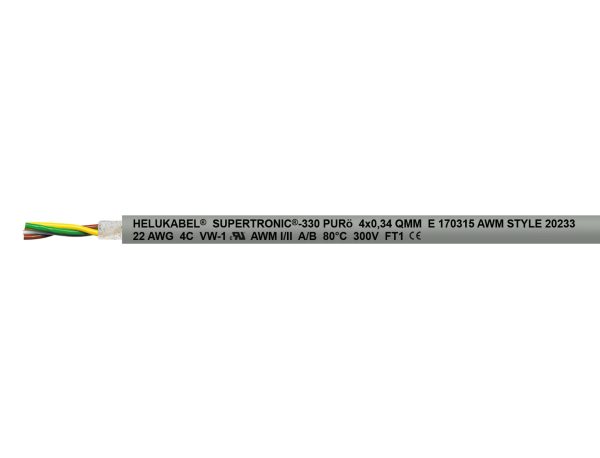 SUPERTRONIC®-330-PURö grau 14 x 0,14 mm²