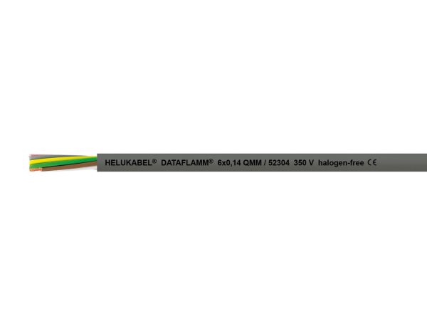 DATAFLAMM® grau 6 x 0,14 mm²