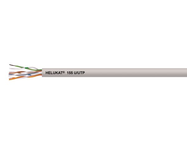 HELUKAT® 155 CAT,5e U/UTP PVC STATIC grau 4 x 2 x AWG 24 /1 — HELU Serienabbildung; Ausführung siehe Artikelangaben.