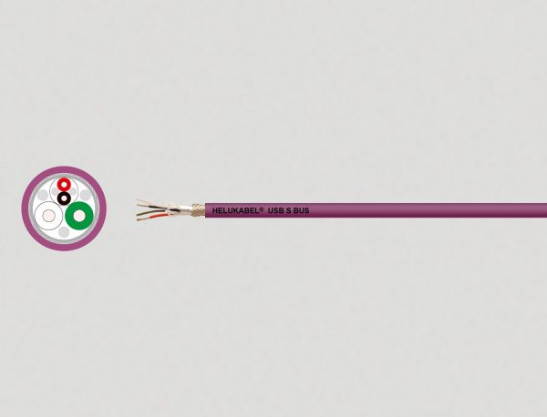 USB BUS 2,0 S PUR CHAIN violett 1 x 2 x AWG 28 + 1 x 2 x AWG 20
