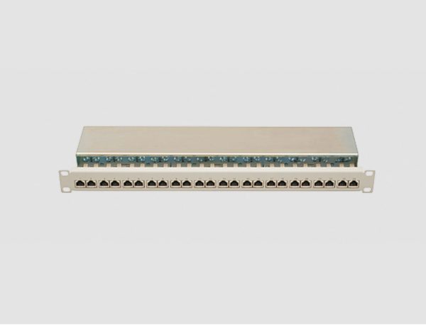 Patch-Panel RJ45 Class E 24P — HELU Serienabbildung; Ausführung siehe Artikelangaben.