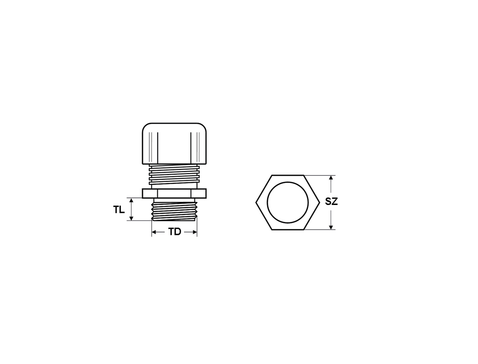 HELUTOP® MS-EP4 M20 x 1,5 (KD 6,0-12,0 mm) SW 22 GL 6
