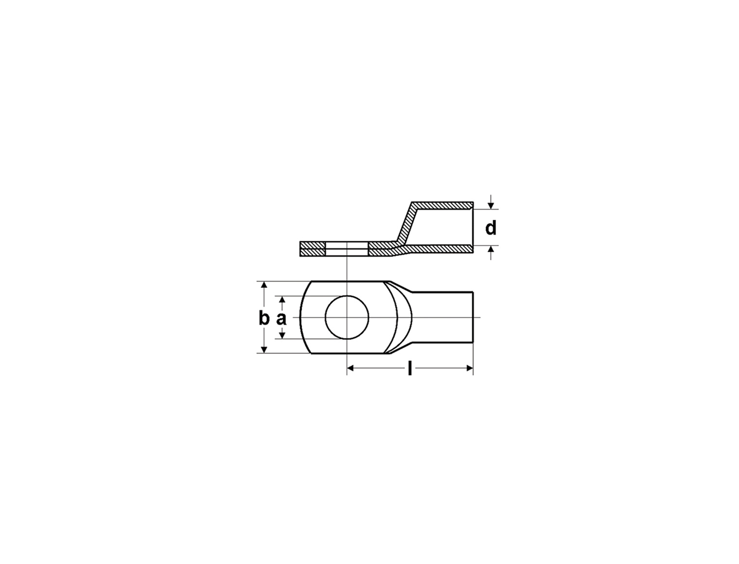 Rohrkabelschuh HELU-S-RK-F-CU 50-6