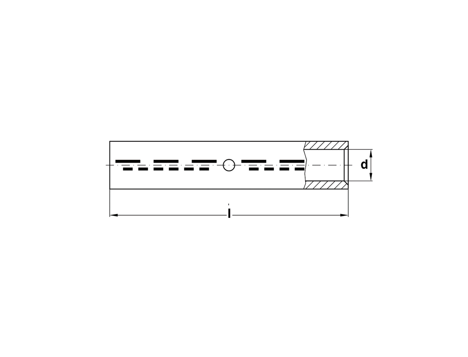 Aluminium-Pressverbinder HELU-S-PV-AL-DIN (50,00 - 70,00 mm²)