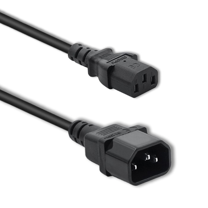 Qoltec Netzkabel 53898 | 3m | 3x1.00mm²