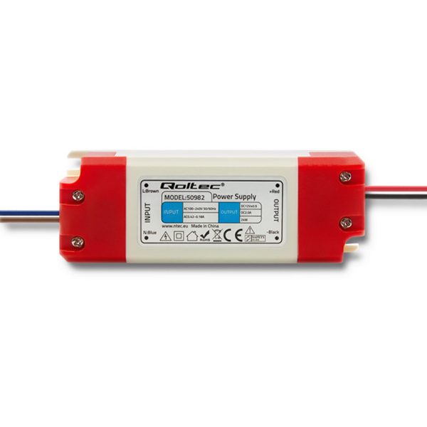 Qoltec LED-Netzteil 50982 | 24W | 12V | 2A