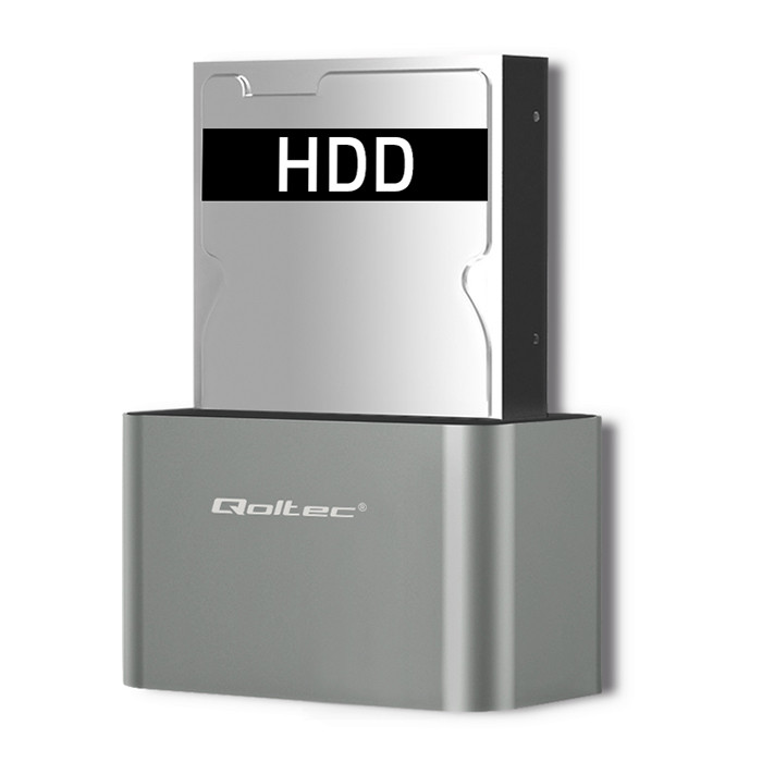 Qoltec Dockingstation 50315 | 2.5"/3.5" SATA | USB 3.0