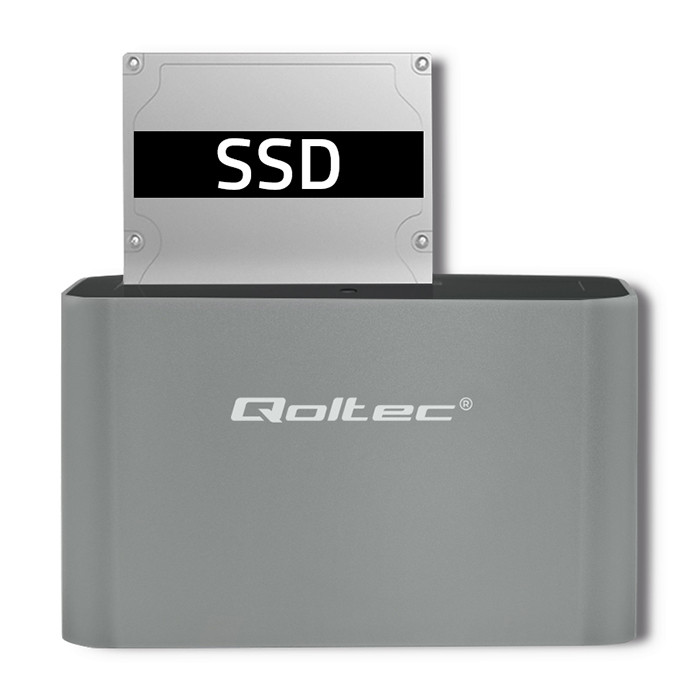 Qoltec Dockingstation 50315 | 2.5"/3.5" SATA | USB 3.0