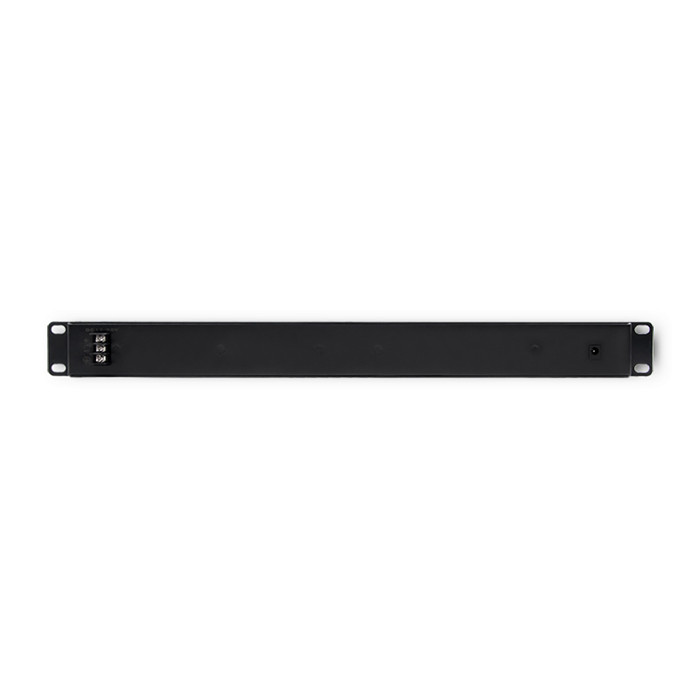 Qoltec Patchpanel 54477 | 48V | 24 Ports | Schwarz