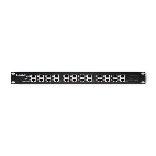 Qoltec Patchpanel 54478 | 12 Ports | Schwarz
