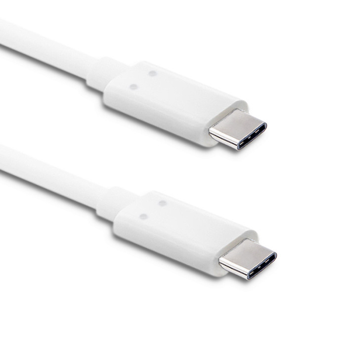 Qoltec USB-C-Kabel 50508 | 1m | Weiß