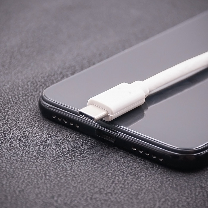 Qoltec USB-C-Kabel 50508 | 1m | Weiß