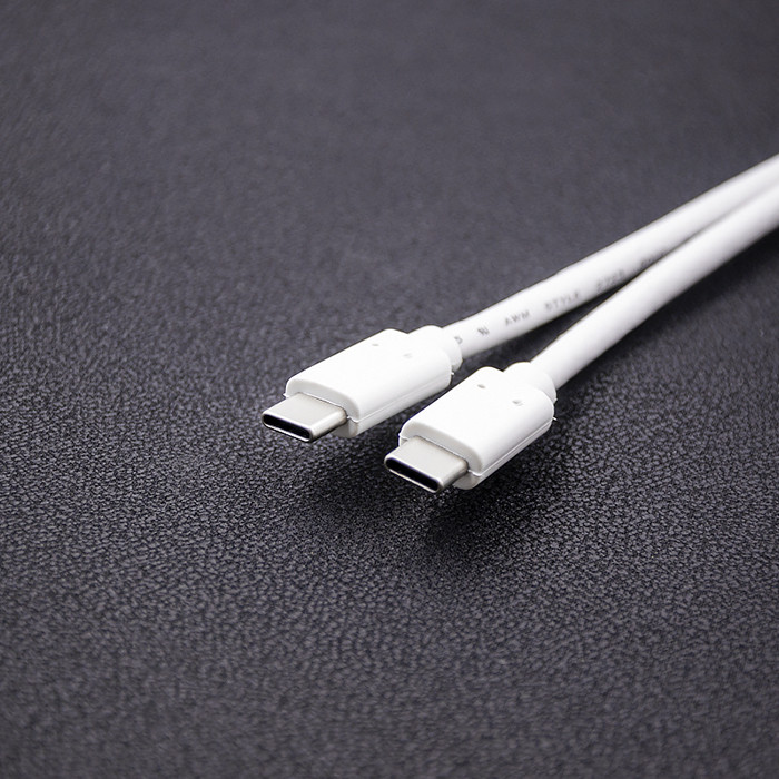 Qoltec USB-C-Kabel 50508 | 1m | Weiß