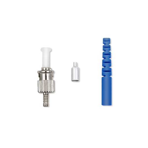 Qoltec Glasfaser-ST-Stecker | Singlemode | 2.0mm | Montageset | 200Stk.