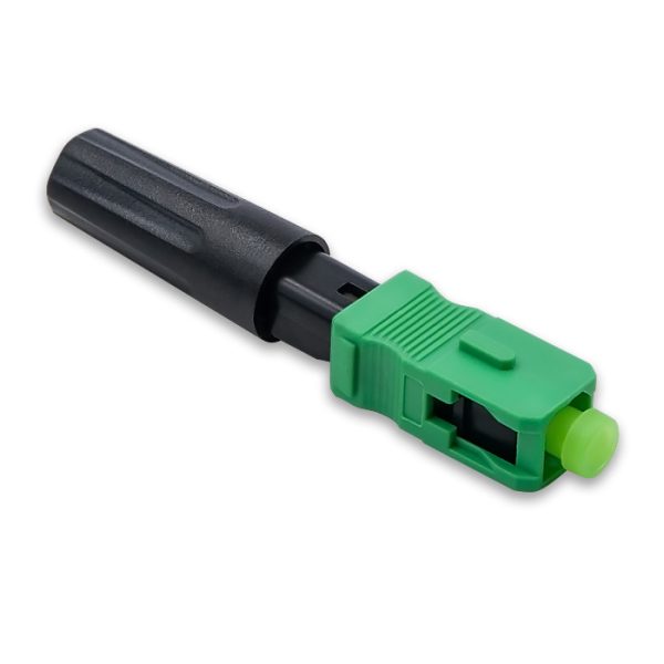 Qoltec SC/APC Glasfaser-Schnellstecker | Singlemode | 3.0 mm