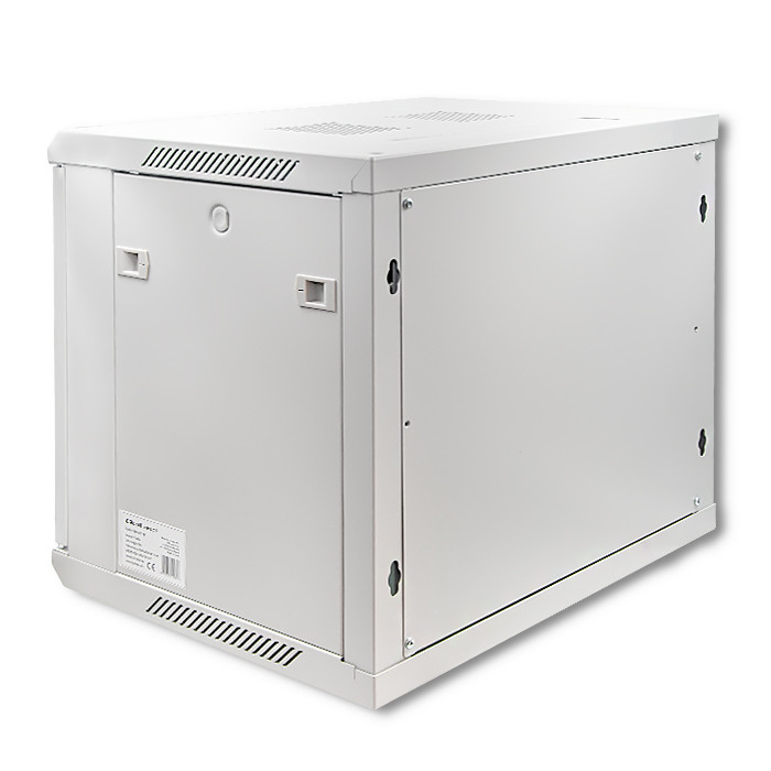 Qoltec 19-Zoll-Netzwerkschrank 54484 | 9U | 600 x 500 x 450 | Grau