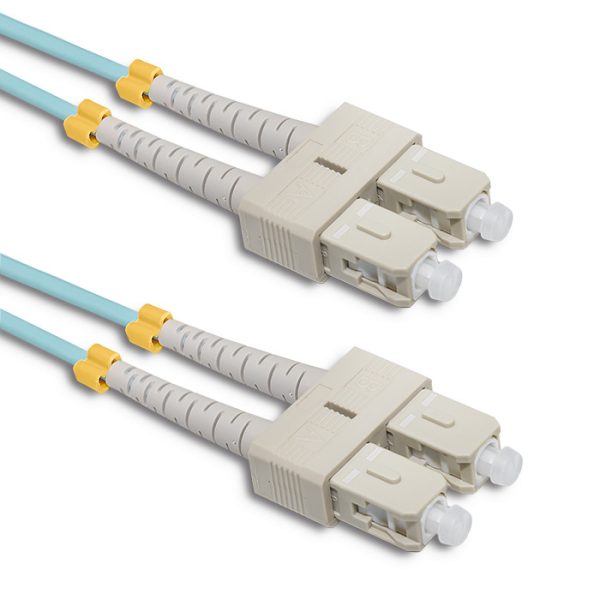 Qoltec Patchkabel Glasfaser SC/UPC - SC/UPC | Multimode | 50/125 | OM4 | Duplex | 5m