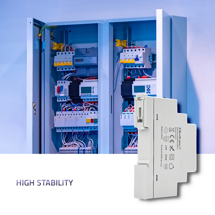 Qoltec DIN-Schienen-Netzteil 50916 | 15W | 12V | 1.25A | Grau