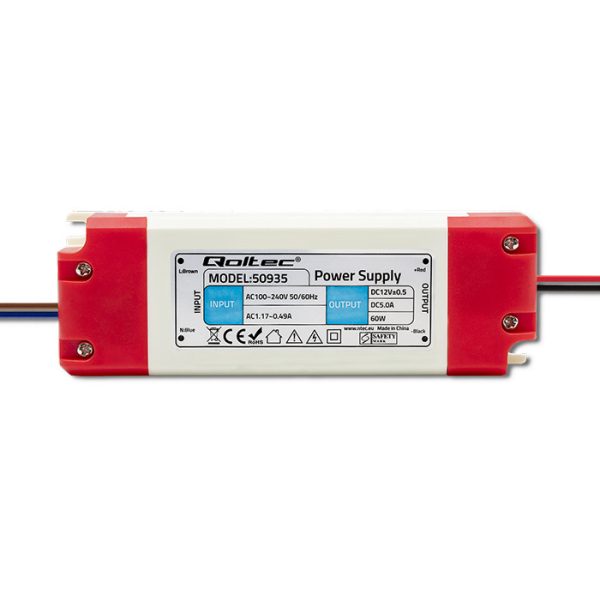 Qoltec LED-Netzteil 50935 | 60W | 12V | 5A