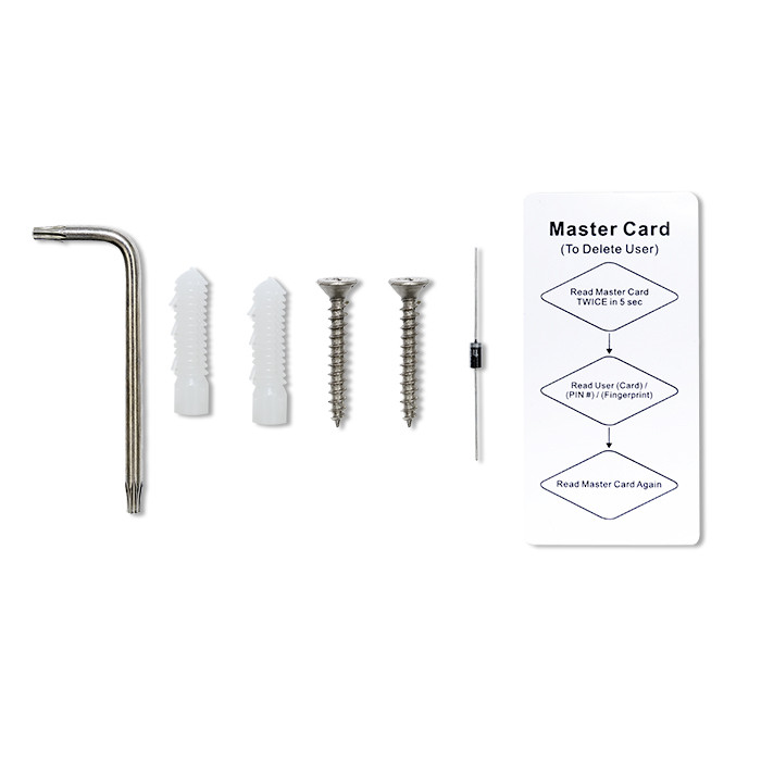 Qoltec RFID-Codeschloss PROTEUS 52449 | IP68