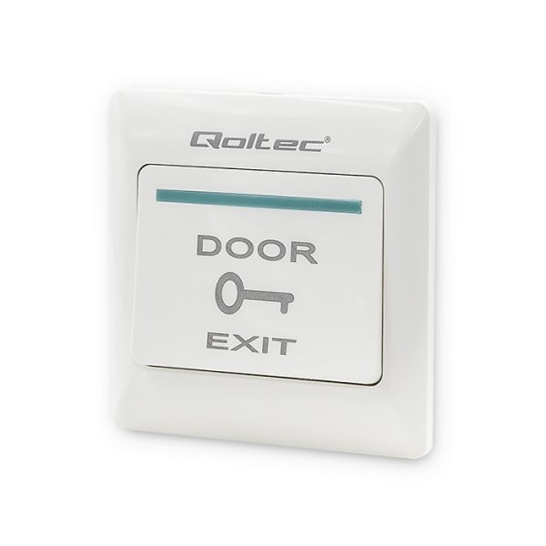 Qoltec Türöffnertaster 52450 | Weiß