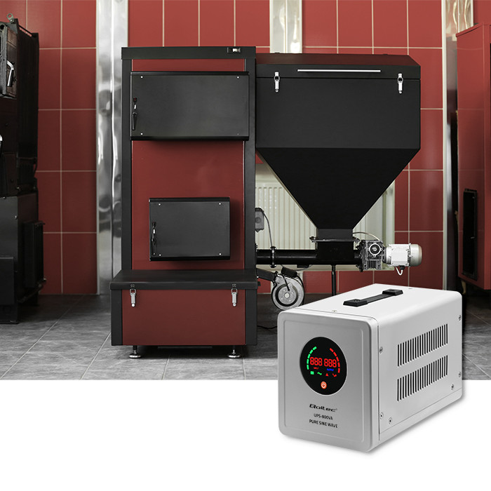Qoltec USV-Notstromversorgung 50720 | 800VA | 560W | Grau