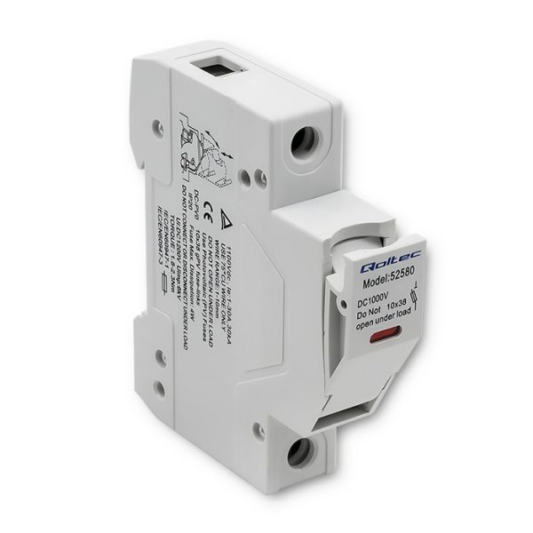 Qoltec Sicherung 52580 | 1000V | 15A | 1P | 10x38