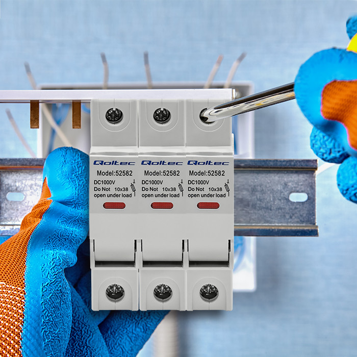 Qoltec Sicherung 52582 | 1000V | 30A | 1P | 10x38