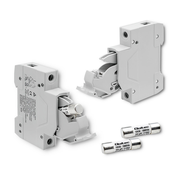 Qoltec Sicherung 52582 | 1000V | 30A | 1P | 10x38