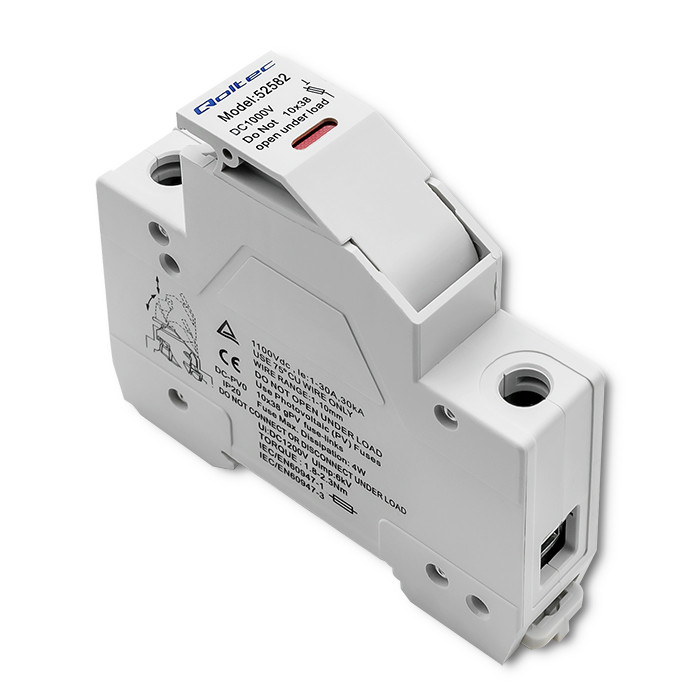 Qoltec Sicherung 52582 | 1000V | 30A | 1P | 10x38