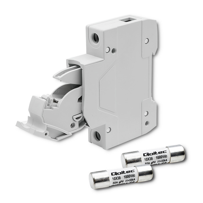 Qoltec Sicherung 52582 | 1000V | 30A | 1P | 10x38