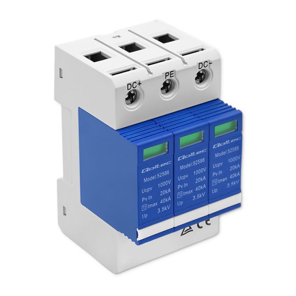 Qoltec DC-Überspannungsschutz 52586 | 1000V | 3P