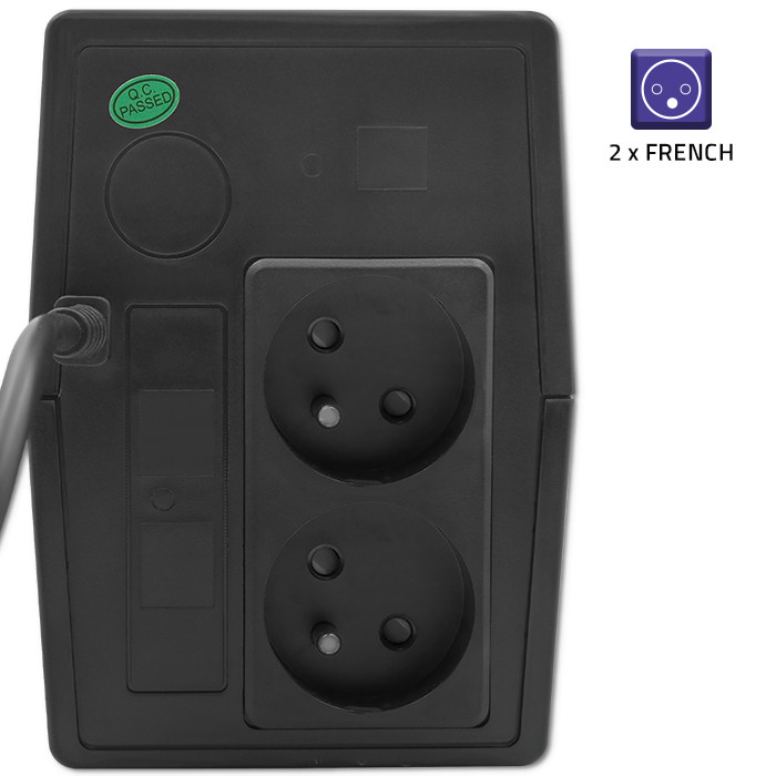 Qoltec Line-Interactive-USV Monolith 53772 | 650VA | 360W