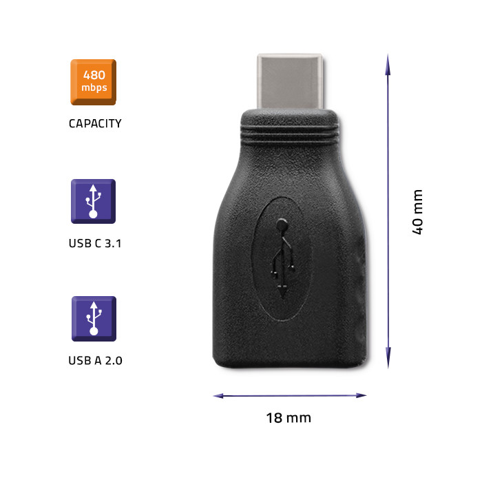 Qoltec USB-Adapter 50396 | USB 2.0