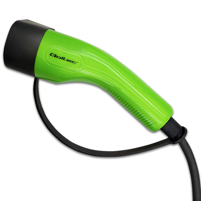 Qoltec Typ-2-EV-Ladegerät 52471 | 7kW | 230V | 32A | 5m | LCD