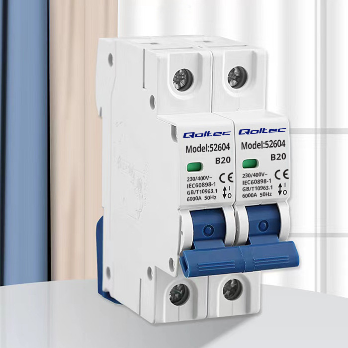 Qoltec Leitungsschutzschalter 52604 | 20A | 1P