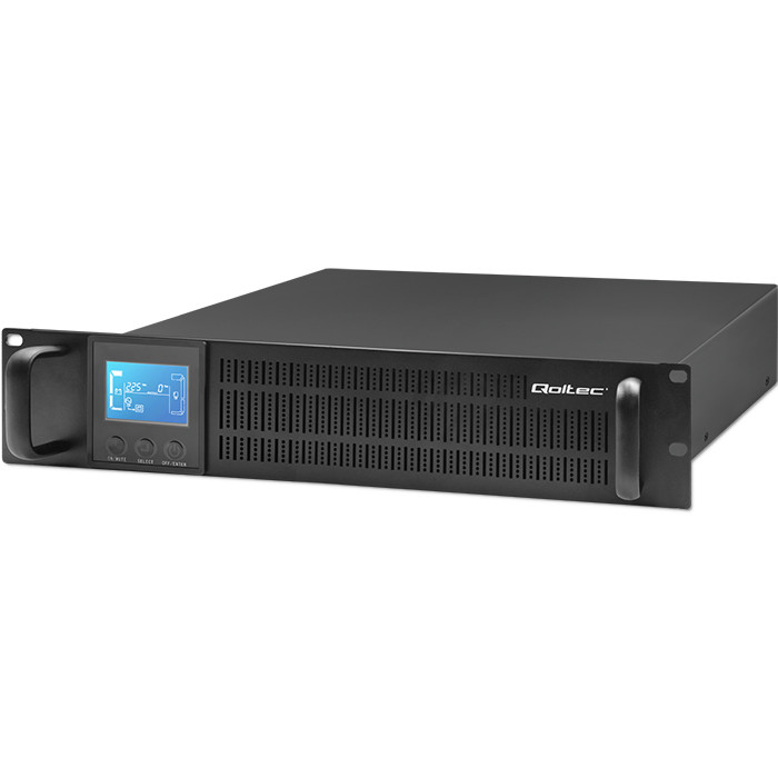 Qoltec Rack-USV 53945 | 1kVA | 800W | LCD