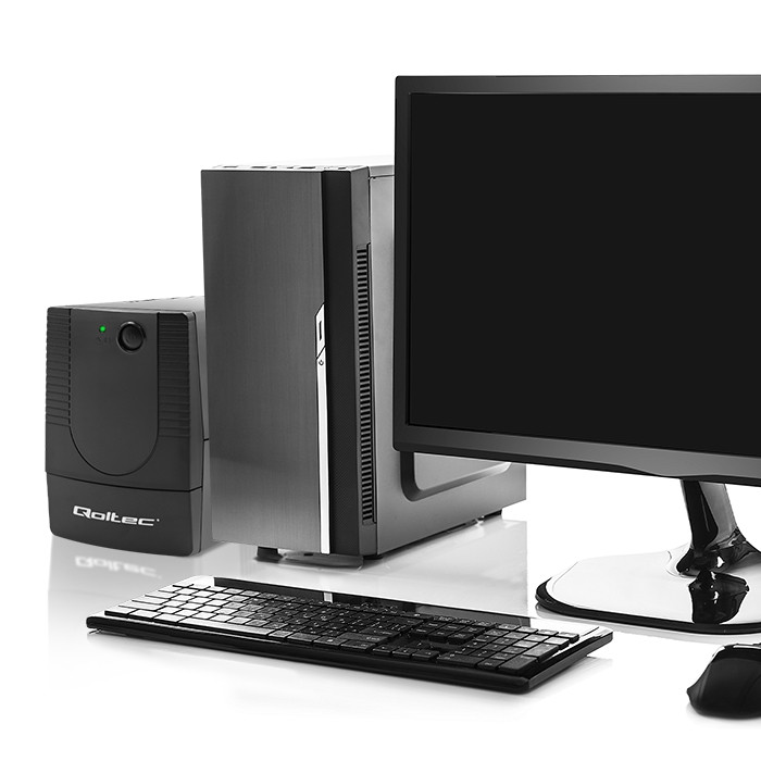 Qoltec Line-Interactive-USV Monolith 53772 | 650VA | 360W