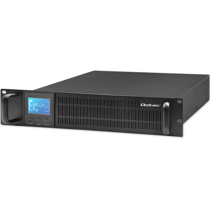 Qoltec Rack-USV 53946 | 2kVA | 1600W | LCD